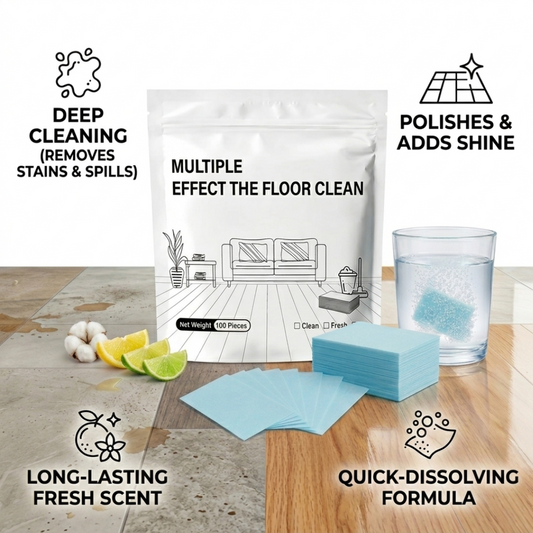 Powerful Floor Cleaning Without The Heavy Bottles♻️100-Pieces