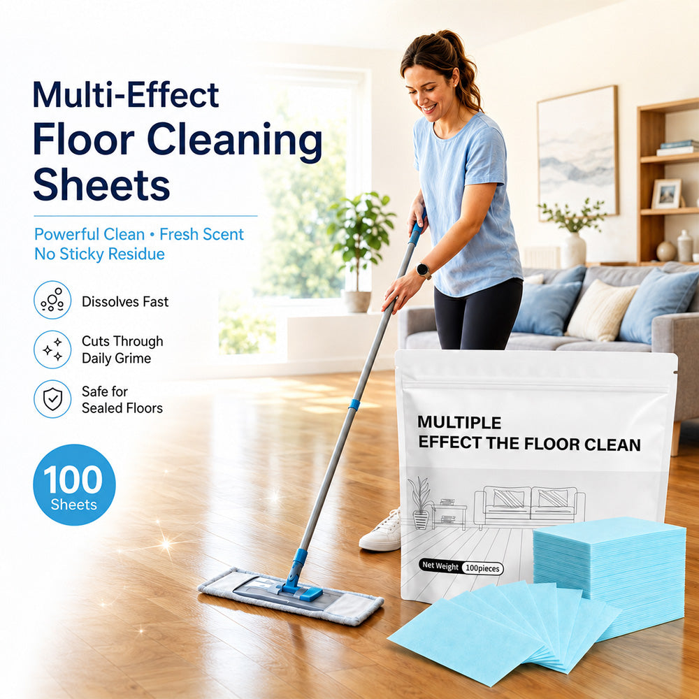 Powerful Floor Cleaning Without The Heavy Bottles♻️100-Pieces