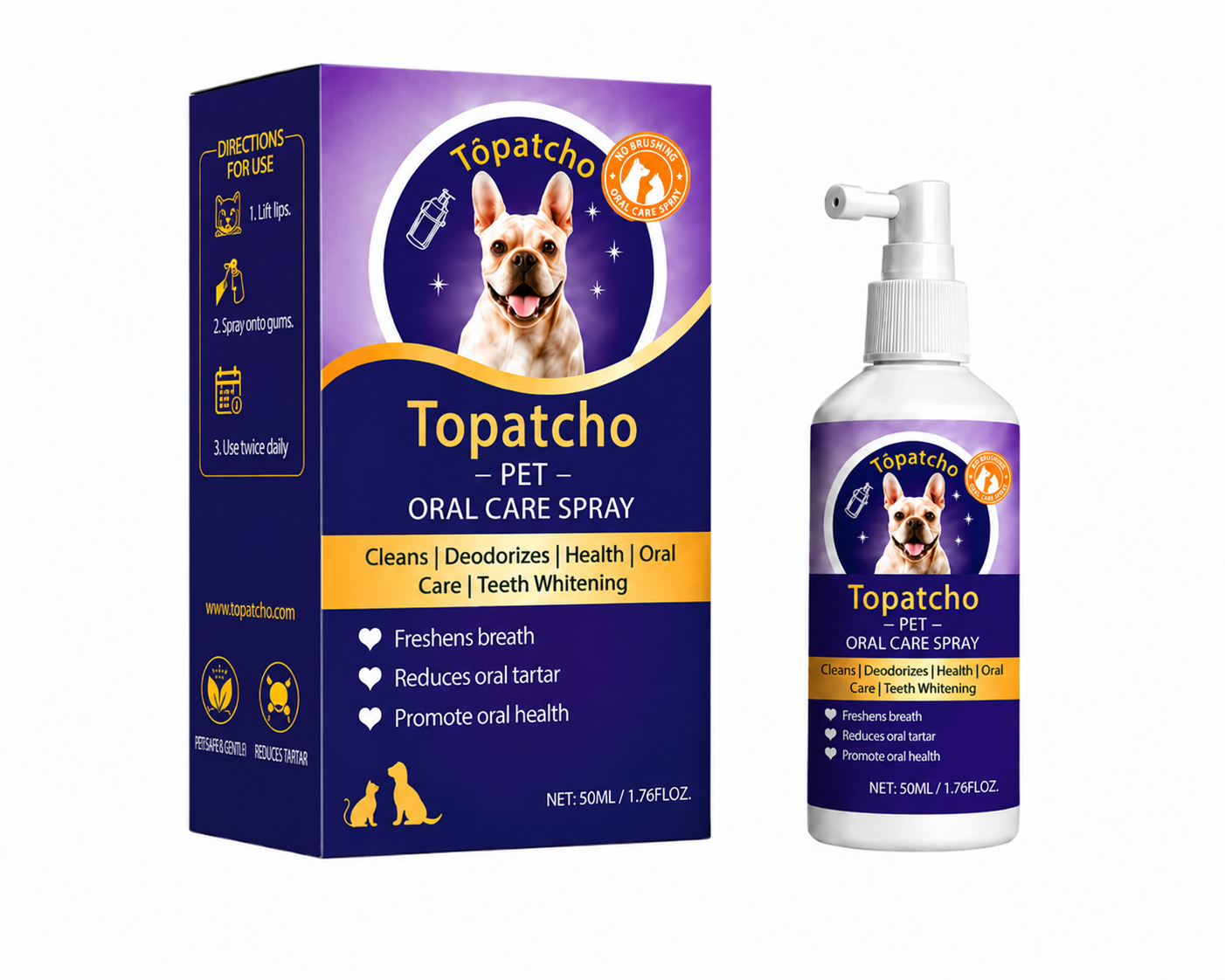 Topatcho™ 🍃Say Goodbye to Bad Breath & Plaque — Without Brushing