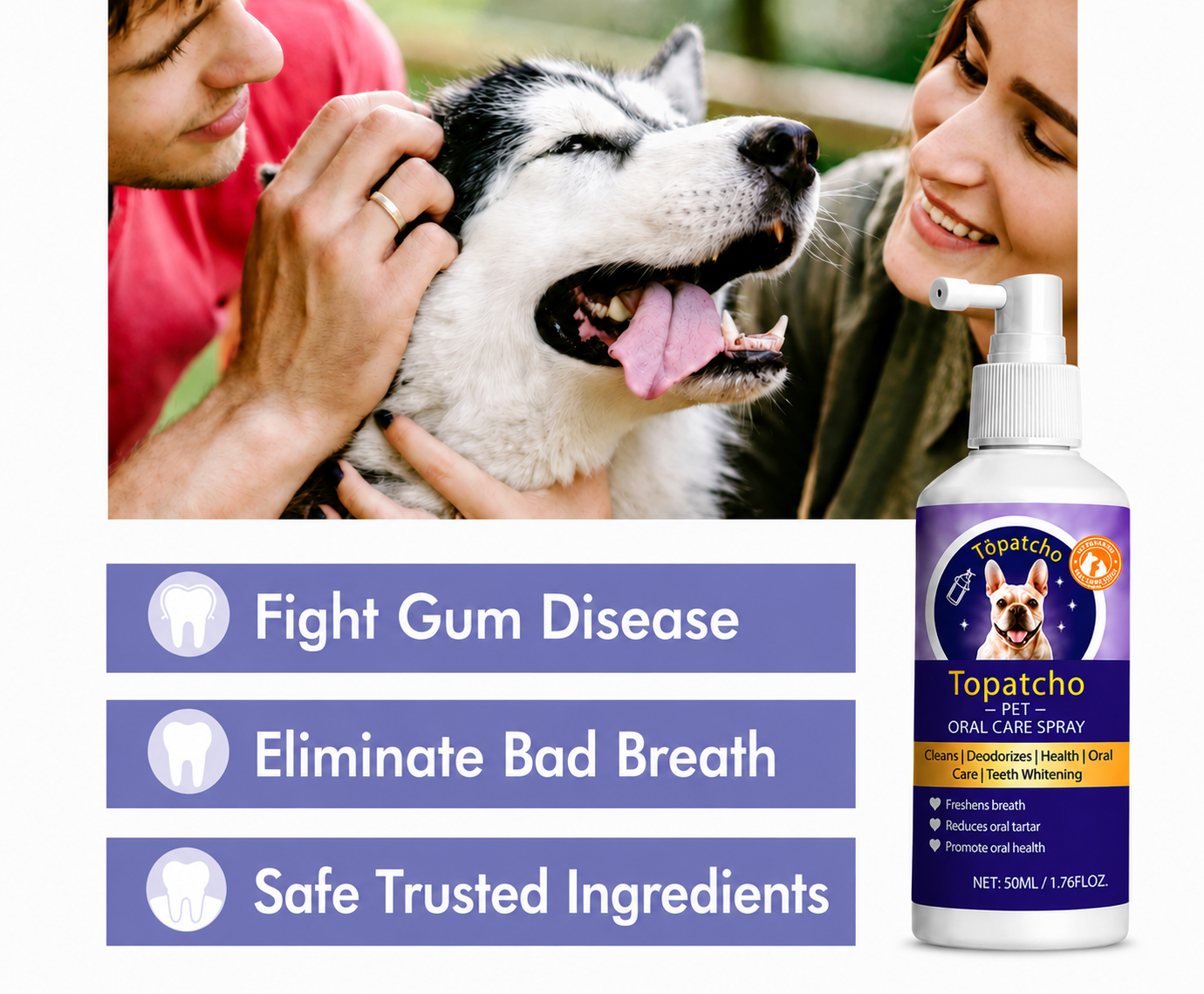Topatcho™ 🍃Say Goodbye to Bad Breath & Plaque — Without Brushing