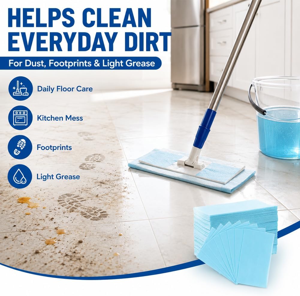 Powerful Floor Cleaning Without The Heavy Bottles♻️100-Pieces