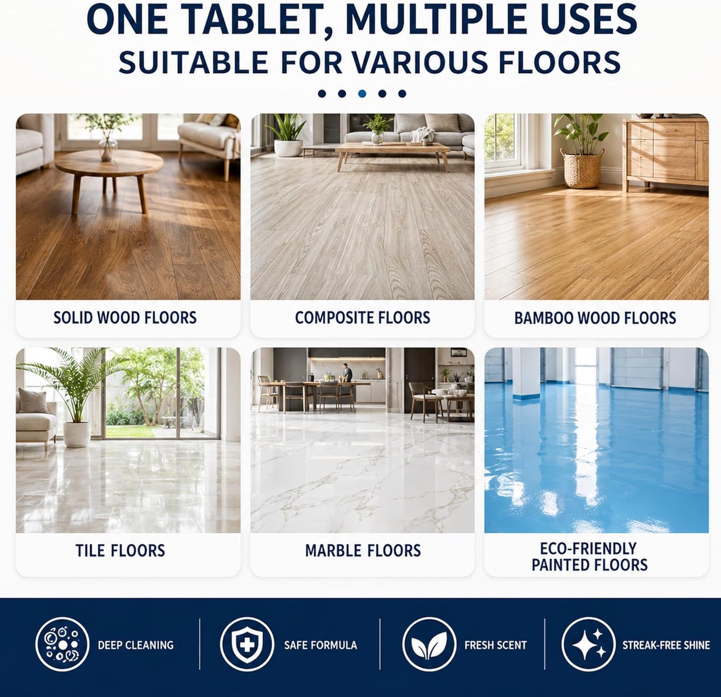Powerful Floor Cleaning Without The Heavy Bottles♻️100-Pieces